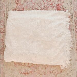 1960s Chenile Bedspread Handmade